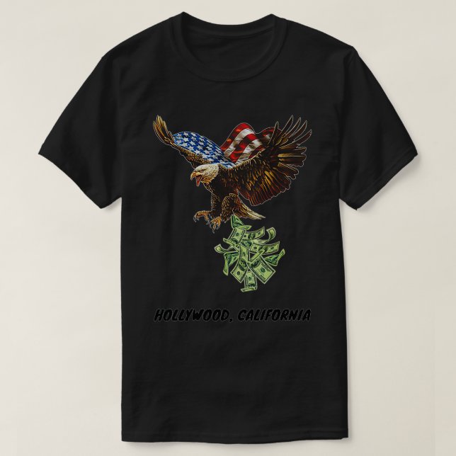 Mens Eagle Money T-Shirt (Design vorne)