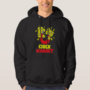 Mens Easter Boys Chick Magnet Yellow Chicks Dick M Hoodie