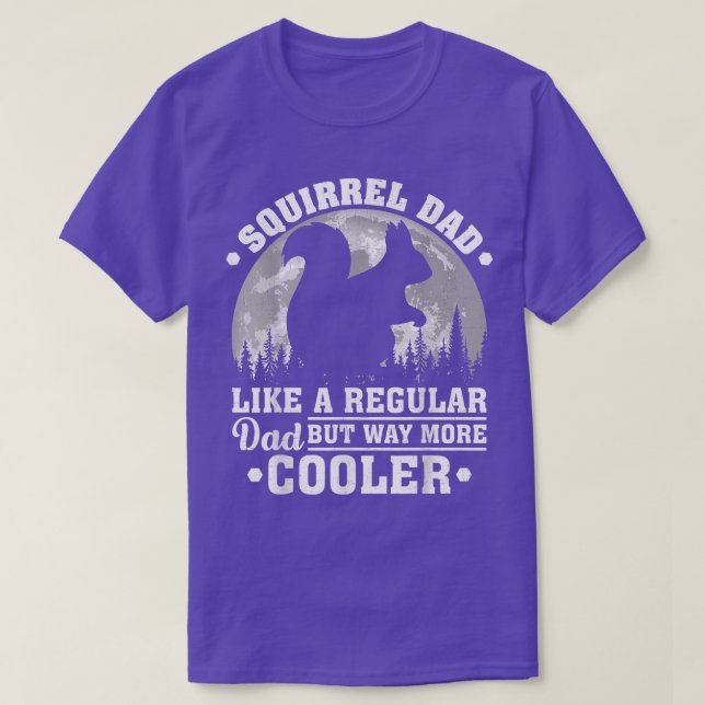Mens Eichhörnchen Vater wie ein regelmäßiger Vater T-Shirt (Design vorne)