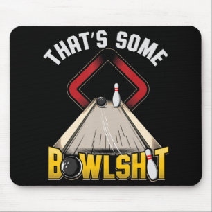 Mens Einige Bowlsht Spaß zehn Button 10 Bowling Ge Mousepad