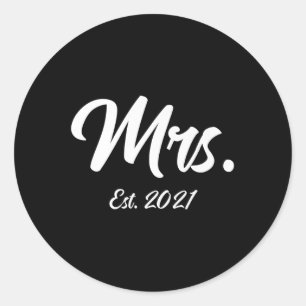Mens Einzigartig passende Mariage Geschenke für de Runder Aufkleber