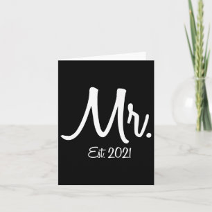 Mens einzigartiges Hochzeitsgeschenk für Bride &Am Karte