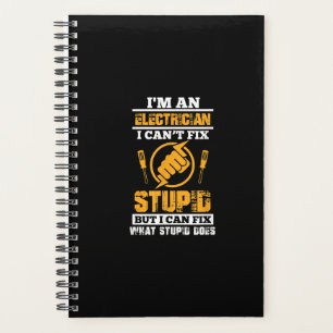 Mens Electricians Funny an an Electrician Ich kann Planer