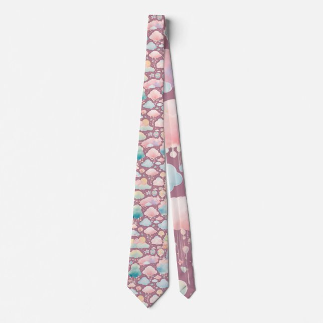 "Men's Elegant Pink Neck Tie - Classic Neck Tie. Krawatte (Vorderseite)