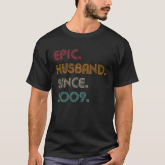 Mens Epic Husband Seit 2009 - 13th Wedding Annive T-Shirt