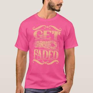 Mens erhalten verblassten Barber Barbershop Friseu T-Shirt