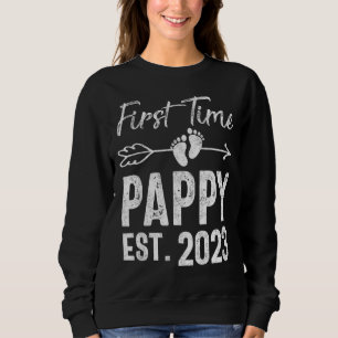 Mens erster Vatertag zum 202. Pappy Sweatshirt