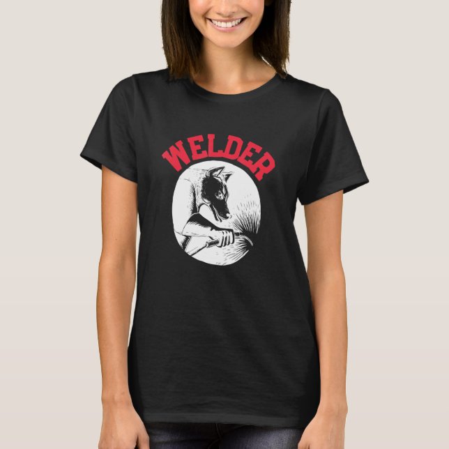 Mens Fabricator Schweißer Fabrikationsauftragnehme T-Shirt (Vorderseite)