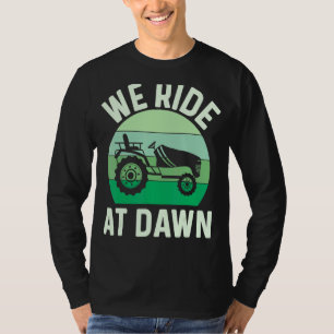 Mens fahren wir bei Morgenmäher Rasenmäher Rasenmä T-Shirt
