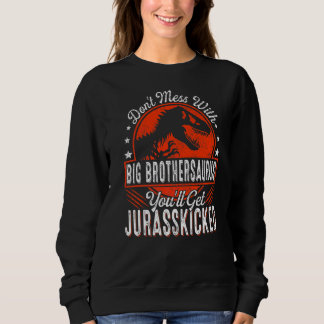 Mens Family Matching Big Brother Dinosaurier Chris Sweatshirt