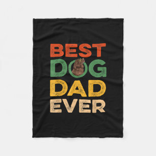 Mens Fars Day Best Neufundland Hund Vater je Fleecedecke