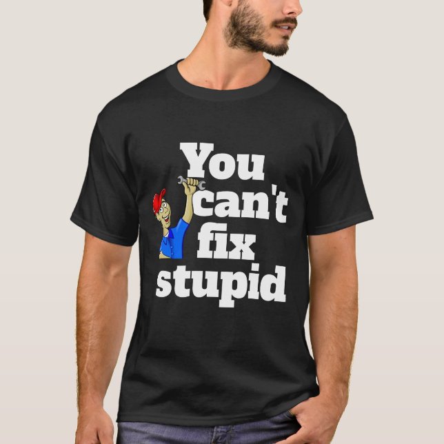 Mens Fashion, DU KANNST KEINE STUDIERTE lustige Ne T-Shirt (Vorderseite)