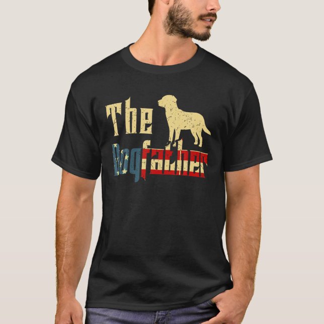 Mens Father Day Gift Labrador Vater Dogvater Best  T-Shirt (Vorderseite)