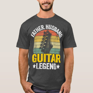 Mens Father Husband Guitar Legend Guitar Vater Gui T-Shirt