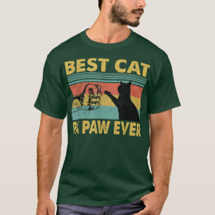Mens Fathers Day Geschenk Beste Katze Pa Paw je Vi T-Shirt
