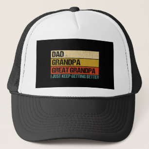 Mens Fathers Day Geschenk von Grandkids Vater Opa Truckerkappe