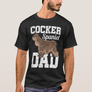 Mens Fathers Day Hund Cocker Spaniel Vater Pet Coc T-Shirt