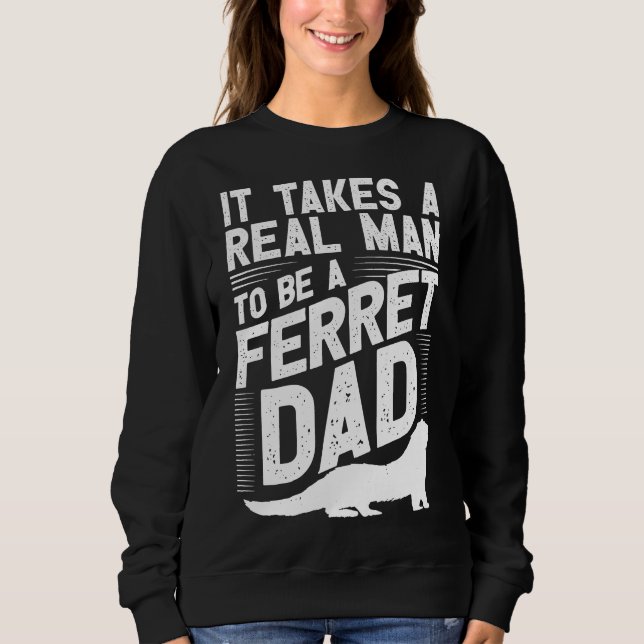 Mens Ferret Vater Merch Männer Top für Ferret (Vorderseite)