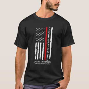 Mens Firefighter-Vater genau wie Vater Daddy F T-Shirt
