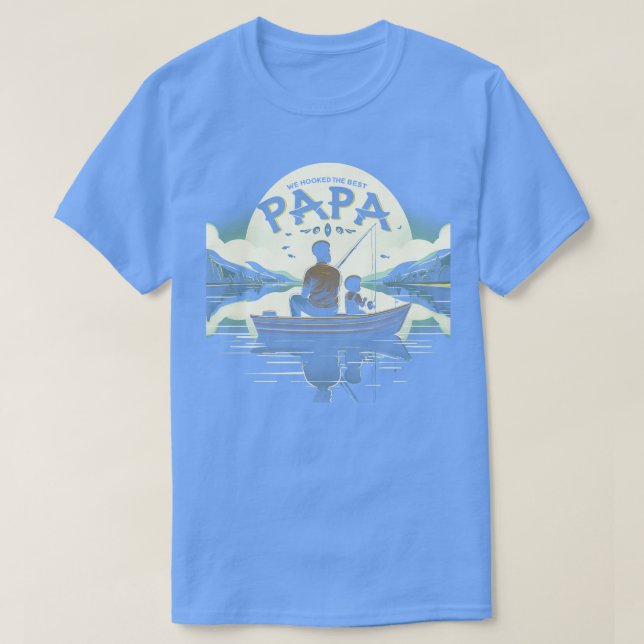 Mens Fisherman Vater Fishing Funny Wir haben die B T-Shirt (Design vorne)