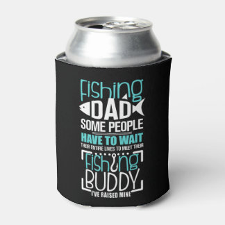 Mens Fishing Vater Funny Father Kid Matching T - S Dosenkühler