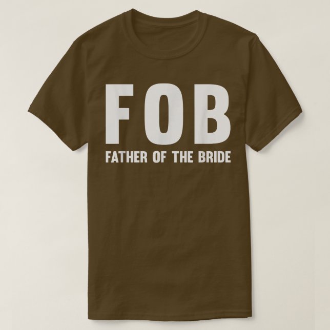 Mens FOB (Vater der Braut)  T-Shirt (Design vorne)