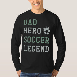 Mens Football Vater Bester Papa Ever Tag Vaterscha T-Shirt