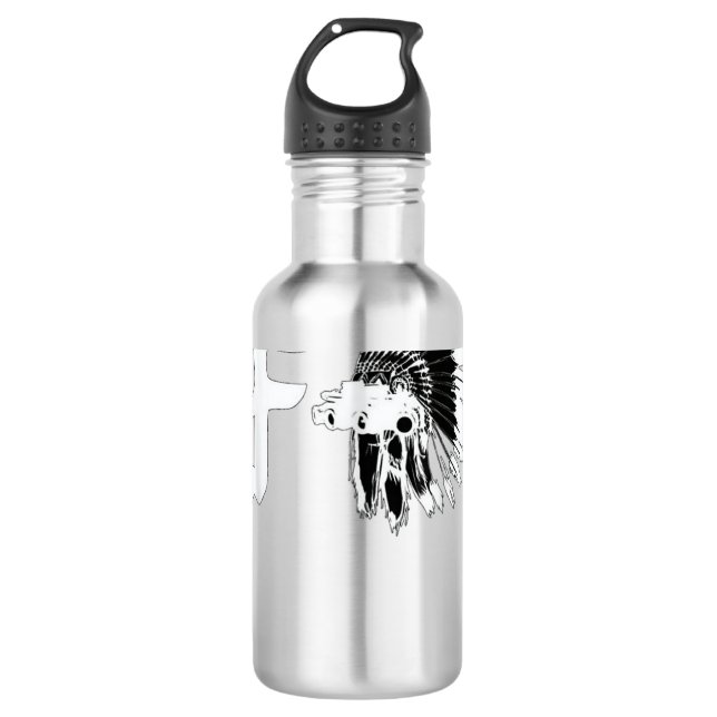 Mens Forward Observations Group Crye Fog Night  Edelstahlflasche (Vorderseite)