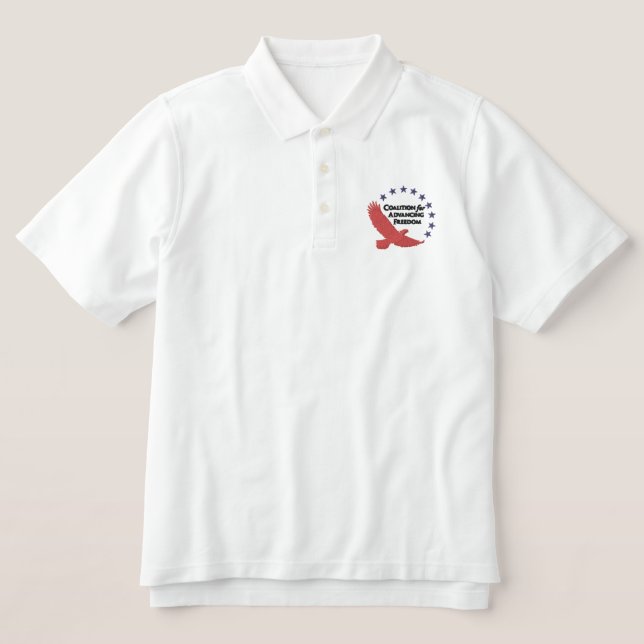 Mens Freedom Polo (Design Vorderseite)