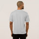 Mens Front Print T - Shirt Sport Silver Modern (Schwarz voll)