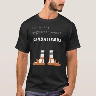 Mens Fun Alman Socken und Sandalalismus T-Shirt