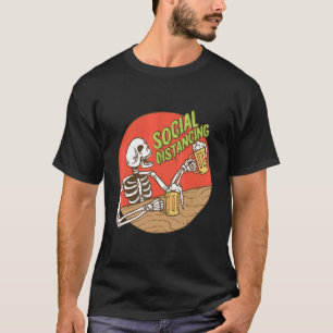 Mens Fun I war soziale Distanz Bevor war Cool T-Shirt