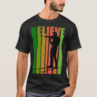 Mens Funky Mens schießt Gun Biathlon Ziel Sprung T-Shirt