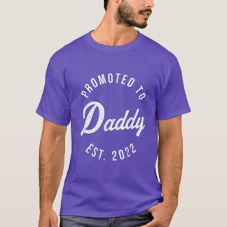 Mens Funny 1st Time Vater EST 2022 Neuer Erste Vat T-Shirt