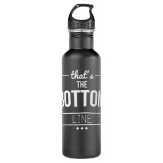 Mens Funny am Ende Edelstahlflasche