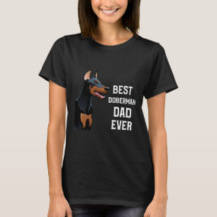Mens Funny Best Doberman Dog Vater Ever Fathday T-Shirt
