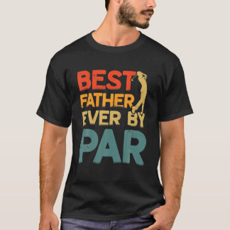 Mens Funny Best Vater Pater Par Cool Golfer Vater T-Shirt