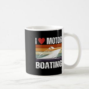Mens Funny Boater Life Speed Boot Kapitän I Liebe Kaffeetasse