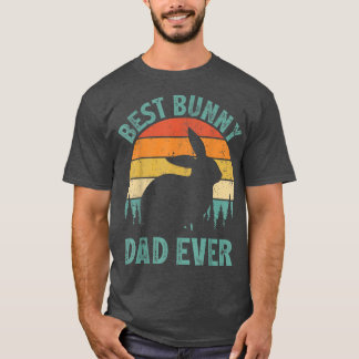 Mens Funny Bunny Vintag Best Vater am Lago Maggior T-Shirt