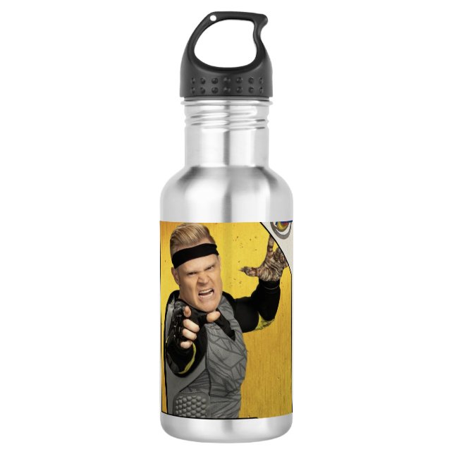 Mens Funny Cooper Barnes Henry Danger Geschenk Ide Edelstahlflasche (Vorderseite)