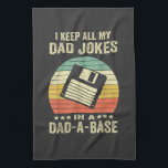 Mens Funny dad Jokes in dad-a-Base Geschirrtuch<br><div class="desc">Mens Funny dad Jokes in dad-a-Base</div>