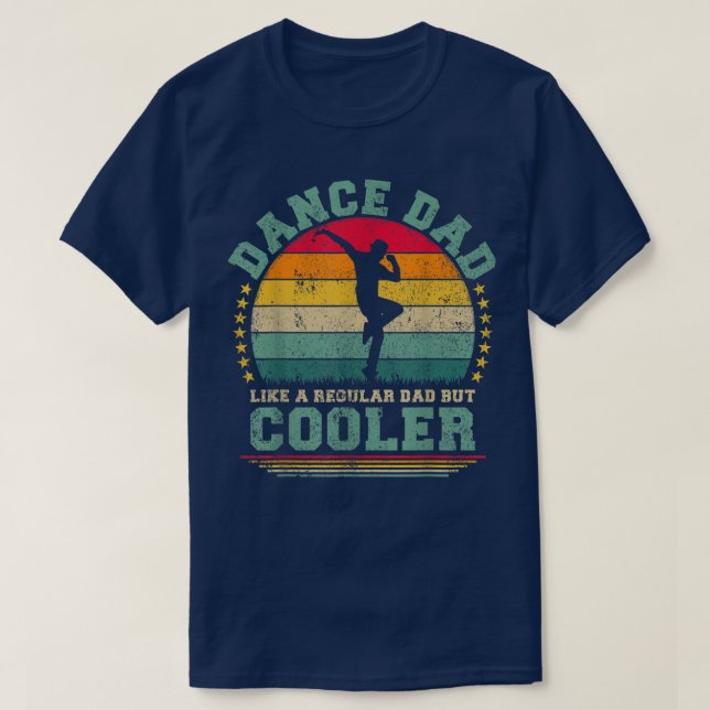 Mens Funny Dance Vater wie ein regelmäßiger Vater  T-Shirt (Design vorne)