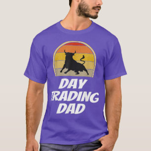 Mens Funny Day Trading Vater Shirt Stock Trader