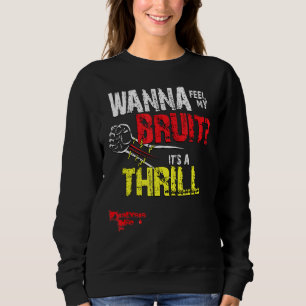Mens Funny Dialyse für Nierenpatienten Wanna Feel Sweatshirt