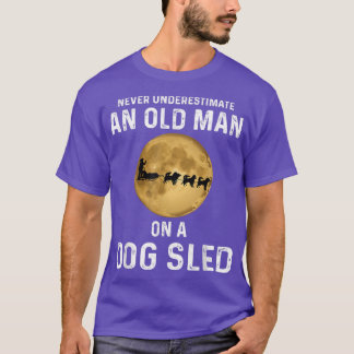 Mens Funny Dog Sleigh Zitat für Schlittenhunde Lov T-Shirt