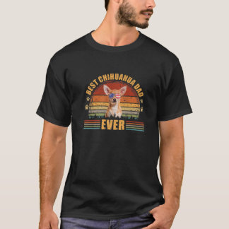Mens Funny Dog Vater Fathers Day Best Chihuahua Va T-Shirt
