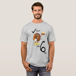 Mens Funny Donut Karo aus meinem Sixpack Beer T-Shirt