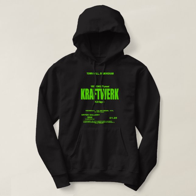 Mens Funny Electronic Kraftwerk Musik Geschenke fü Hoodie (Design vorne)