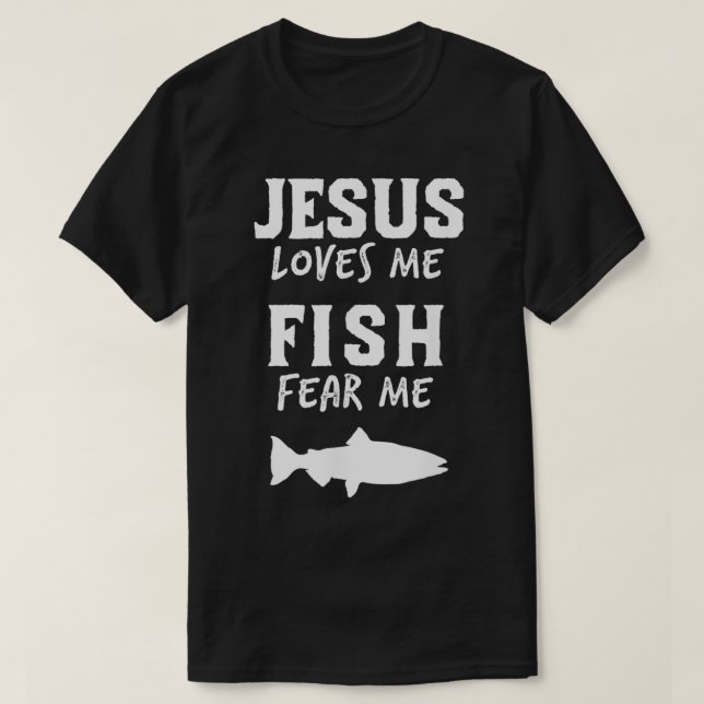 Mens Funny Fishing T-Shirt (Design vorne)