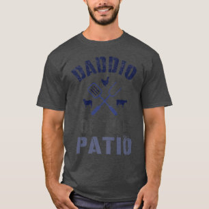 Mens Funny Grill Pater DADDIO DER PATIO GRILLEN Gr T-Shirt